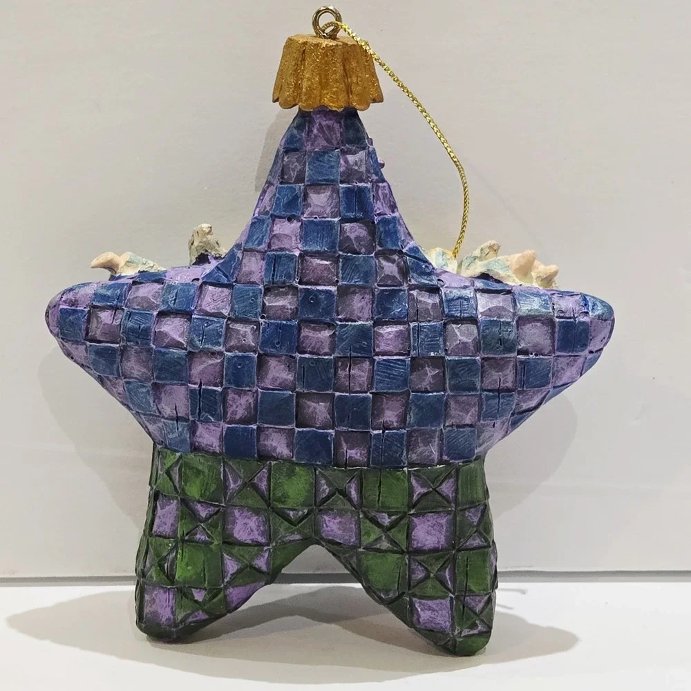 Jim Shore Heartwood Creek Nativity Star Ornament 2004 Enesco